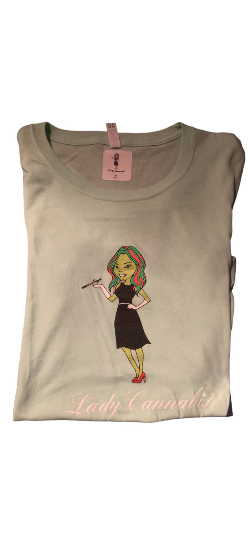 Lady Cannabis Dress Tee