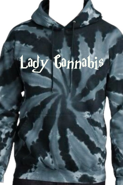 Lady Cannabis HP Font Tie dye fonts