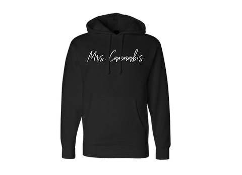 Mrs.Cannabis Font Hoodie