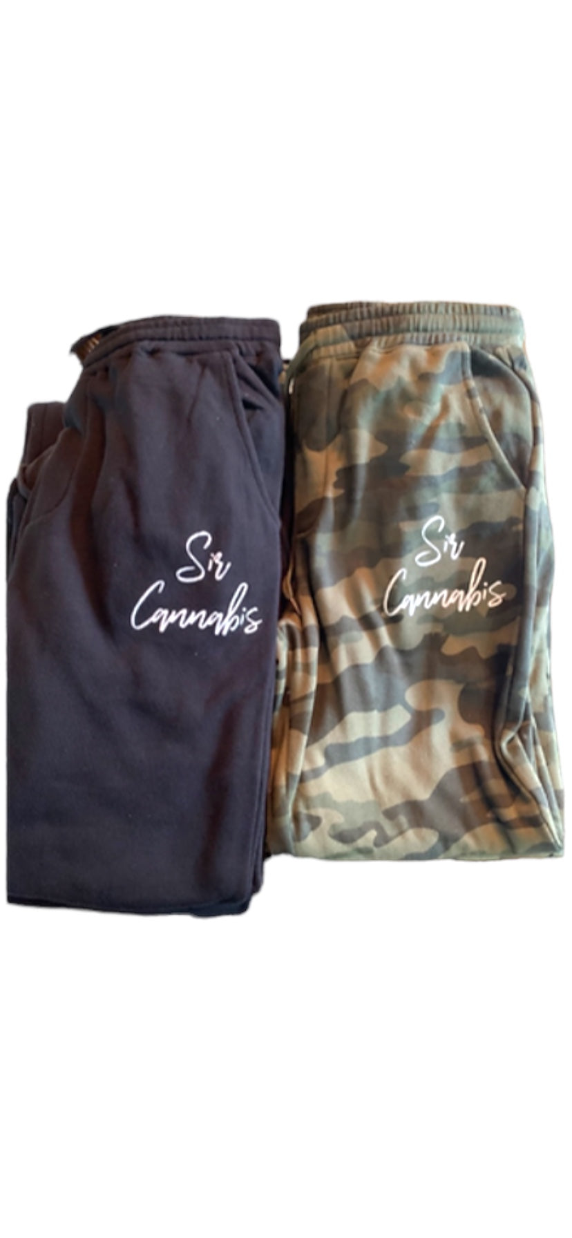 Sir Cannabis Font Jogger Pants