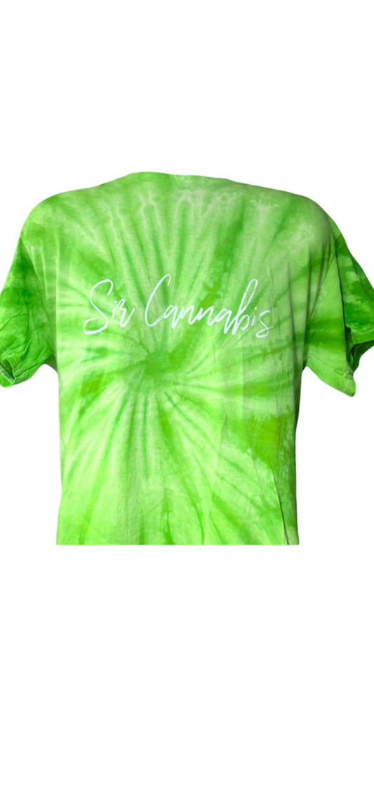 Sir Cannabis Font Tie Dye Tees