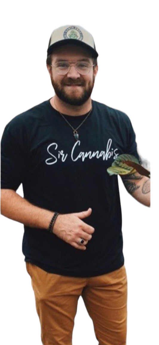 Sir Cannabis Font Tees