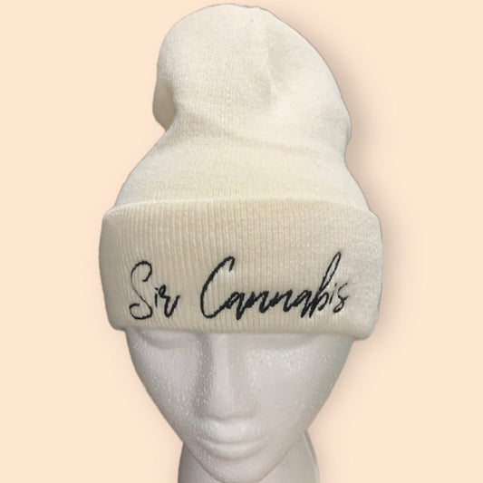 Sir Cannabis Font Winter Beanies