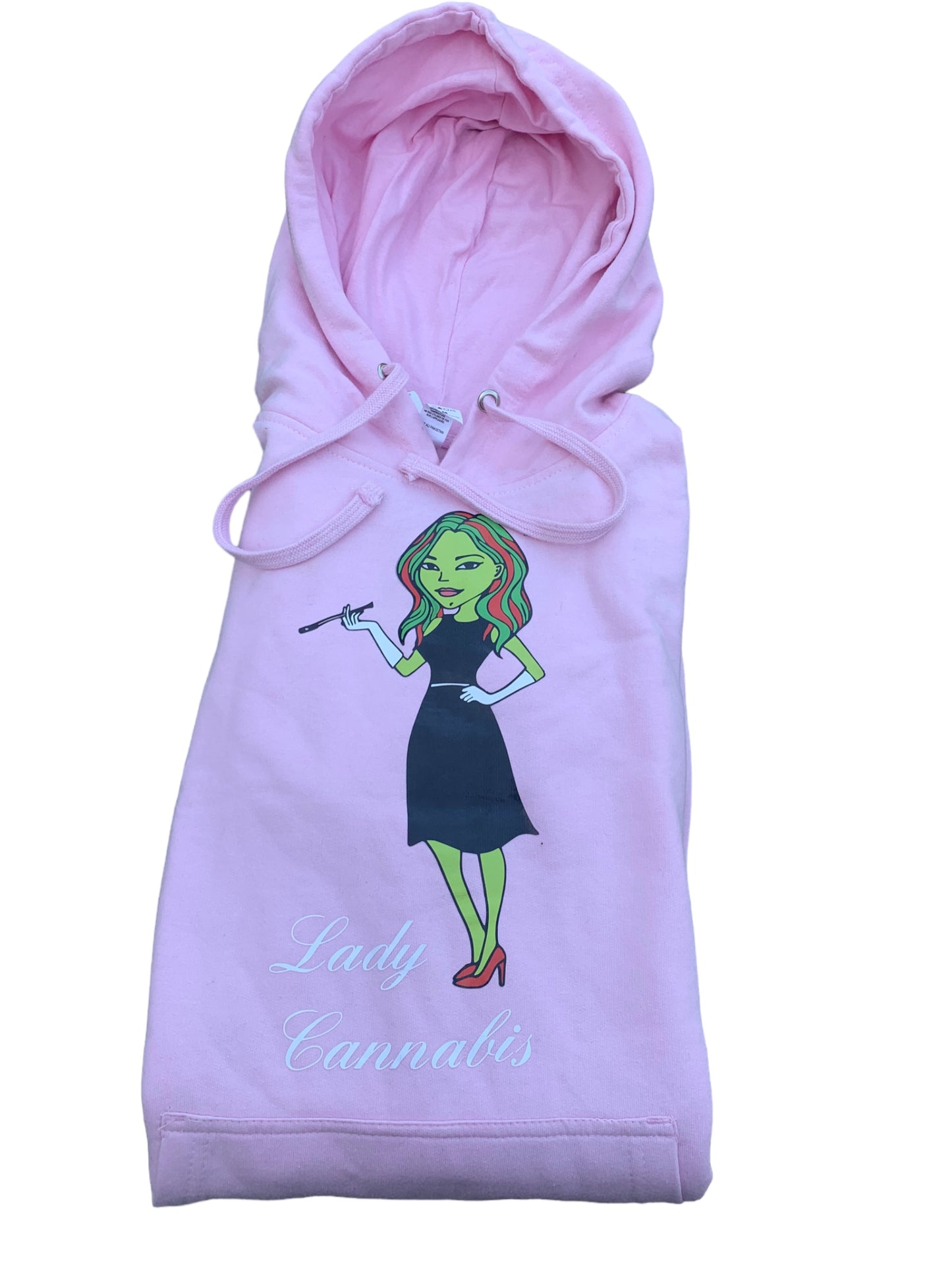 Lady Cannabis Dress Hoodies