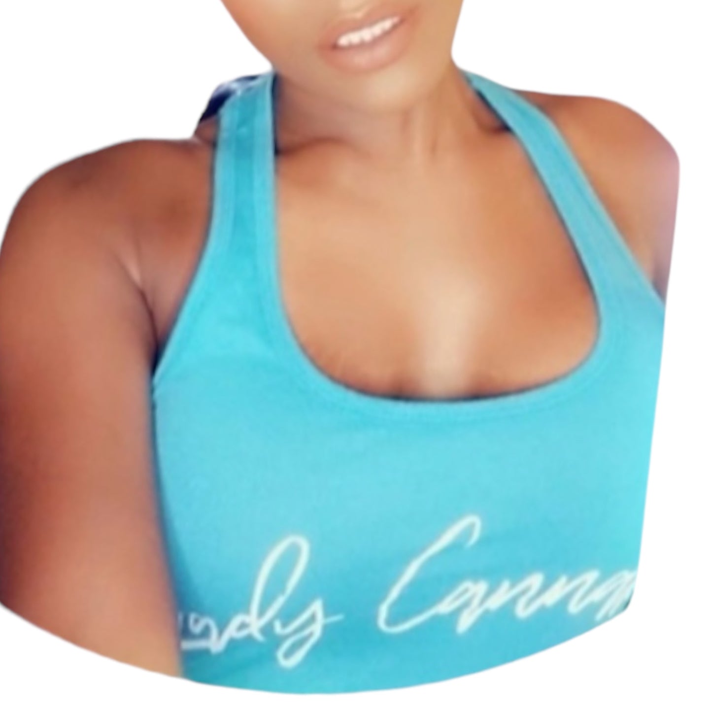 Lady Cannabis Font Tank Tops