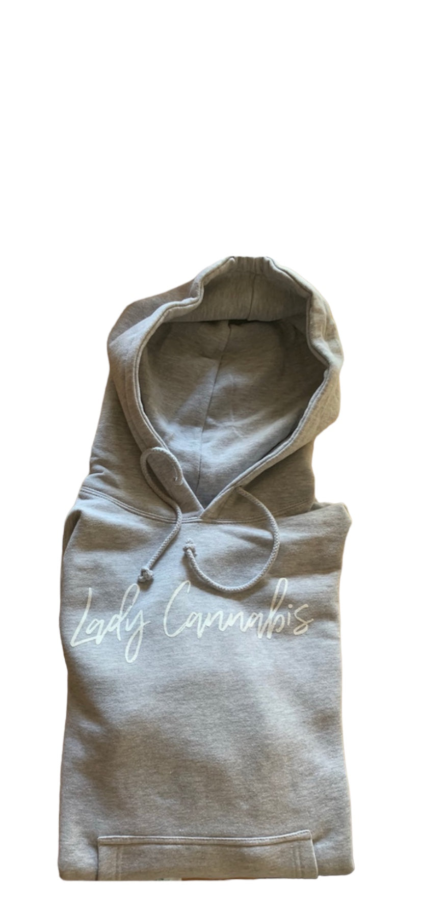 Lady Cannabis Font Pullover Hoodie