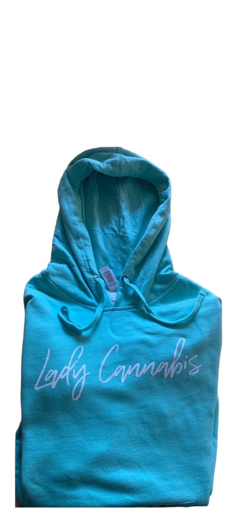 Lady Cannabis Font Pullover Hoodie