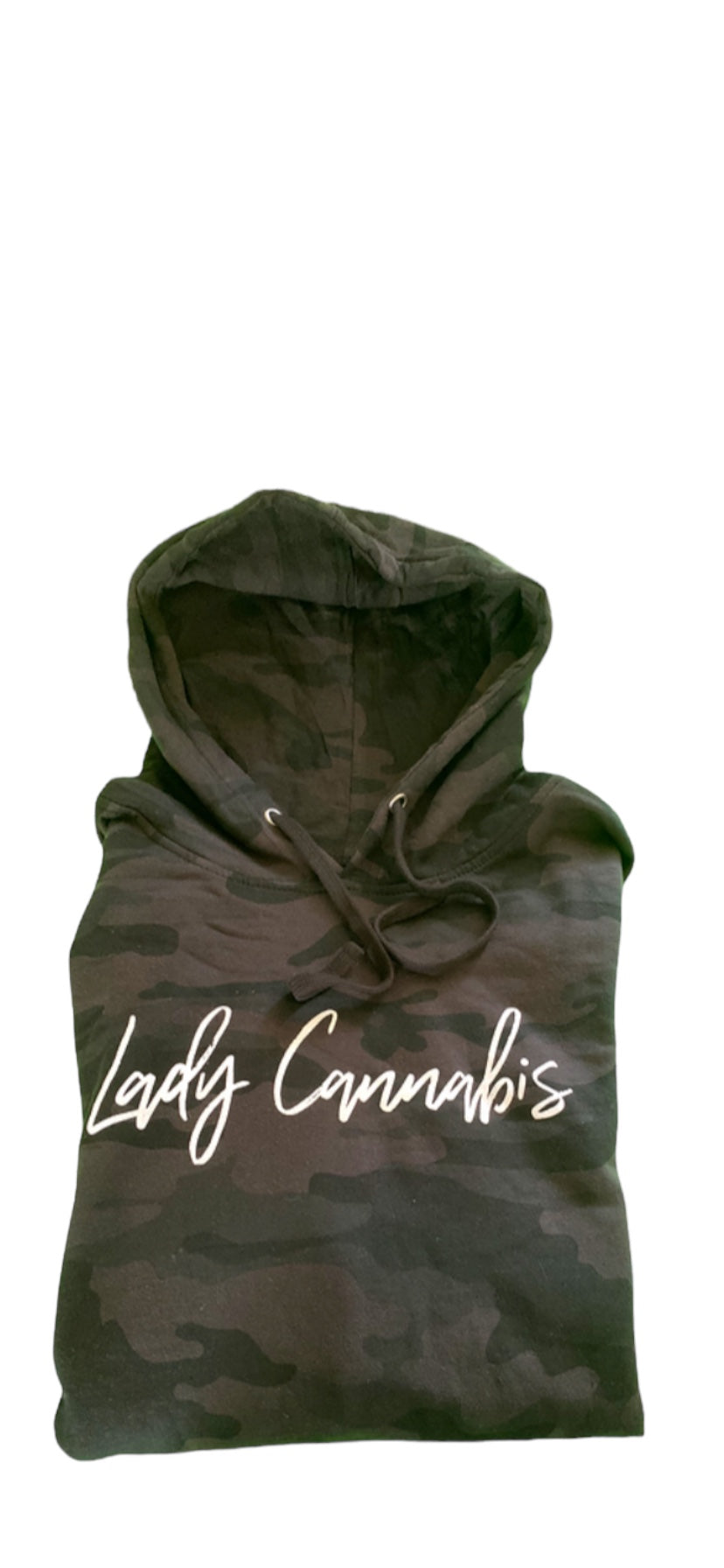 Lady Cannabis Font Pullover Hoodie