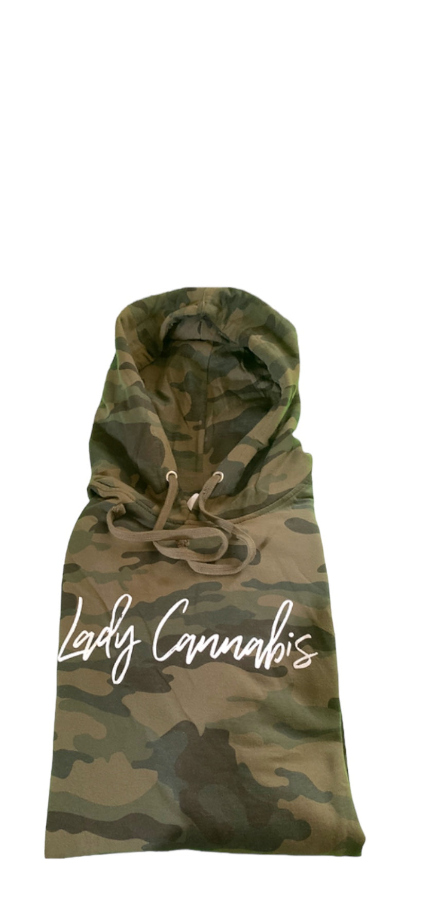 Lady Cannabis Font Pullover Hoodie