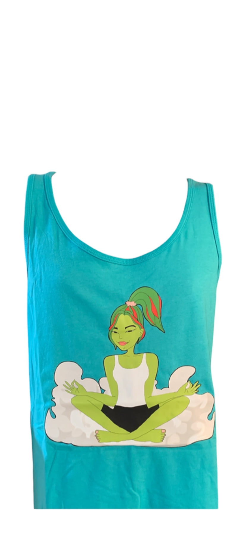 Lady Cannabis Yoga Tank Tops